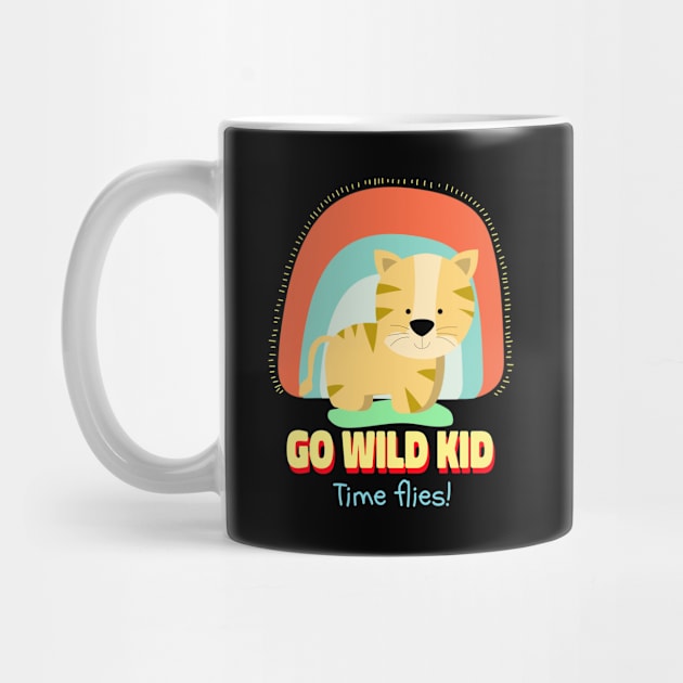 Go Wild Kid Time Flies | Cute Kids by KidsKingdom